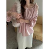 ピンク | リボンオフショルダートップス | Ulysses