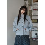 スタンドカラーダブルブレストメルトンジャケット | Ulysses | 詳細画像1 