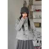 スタンドカラーダブルブレストメルトンジャケット | Ulysses | 詳細画像6 