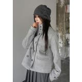 スタンドカラーダブルブレストメルトンジャケット | Ulysses | 詳細画像8 