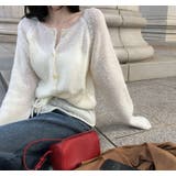 ドローストリングシングルブレストニットトップス | Ulysses | 詳細画像3