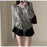 ドローストリングシングルブレストニットトップス | Ulysses | 詳細画像11