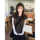 デカ襟半袖チェック柄トップス | Ulysses | 詳細画像5