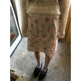 ベージュ | リボンフラワースカート | Ulysses