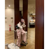 ピンク | ストライプワイドパンツ | Ulysses