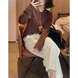 パンチングレースシングルブレストニットトップス | Ulysses | 詳細画像6 
