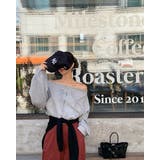 スウェットジップ付きオフショルダートップス | Ulysses | 詳細画像5