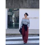 スウェットジップ付きオフショルダートップス | Ulysses | 詳細画像6