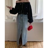 スウェットジップ付きオフショルダートップス | Ulysses | 詳細画像11