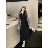 スウェット配色ワンピース | Ulysses | 詳細画像1