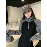 スウェット配色ワンピース | Ulysses | 詳細画像3