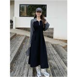 スウェット配色ワンピース | Ulysses | 詳細画像4