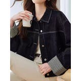 デニム襟付きシングルブレストジャケット | Ulysses | 詳細画像4