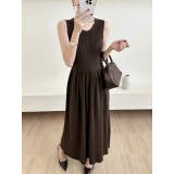 ブラウン | ニット袖なしワンピース | Ulysses