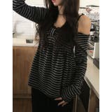 リボンタイボーダートップス | Ulysses | 詳細画像5