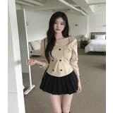 ダブルブレストオフショルダートップス | Ulysses | 詳細画像3