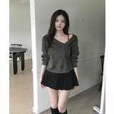 ダークグレー | ダブルブレストオフショルダートップス | Ulysses