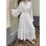 ホワイト | リボンロングワンピース | Ulysses