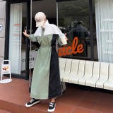 配色スタンドカラーワンピース | Ulysses | 詳細画像1