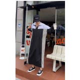 ブラック | 配色スタンドカラーワンピース | Ulysses