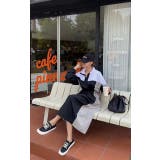 配色スタンドカラーワンピース | Ulysses | 詳細画像7