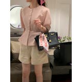 クルーネックシングルブレストショートトップス | Ulysses | 詳細画像7