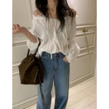 リボンボートネックシャツ | Ulysses | 詳細画像1