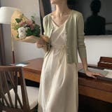 リボンVネックキャミワンピース | Ulysses | 詳細画像1