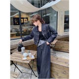 デニム襟付きジャケットワイドパンツセットアップ | Ulysses | 詳細画像3 