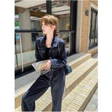 デニム襟付きジャケットワイドパンツセットアップ | Ulysses | 詳細画像4 