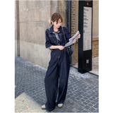 デニム襟付きジャケットワイドパンツセットアップ | Ulysses | 詳細画像5 