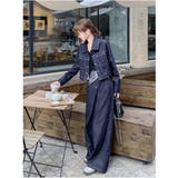 デニム襟付きジャケットワイドパンツセットアップ | Ulysses | 詳細画像7 