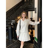 ベルト付きプリーツシャツワンピース | Ulysses | 詳細画像2 