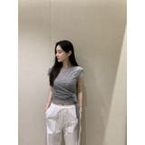 半袖トップスリボンベストセットアップ | Ulysses | 詳細画像7 