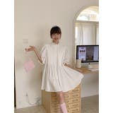 フリルシングルブレストシャツワンピース | Ulysses | 詳細画像2 