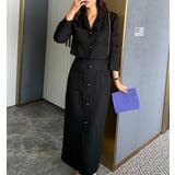 ブラック | ショートテーラードジャケットスカートセットアップ | Ulysses
