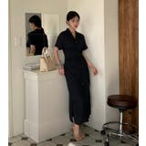 ブラック | リボンシャツワンピース | Ulysses