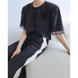 ブラック | フラワーTEE | Ulysses
