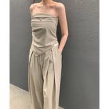 モカ | チューブトップワイドパンツセットアップ | Ulysses