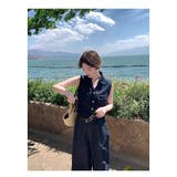 デニムノースリーブトップスワイドパンツセットアップ | Ulysses | 詳細画像7