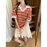 VネックボーダーTEE | Ulysses | 詳細画像5