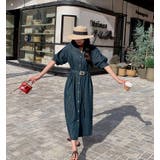 ベルト付Vネックデニムワンピース | Ulysses | 詳細画像6