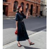 ベルト付Vネックデニムワンピース | Ulysses | 詳細画像8