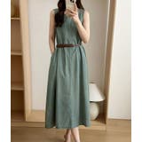 ベルト付デニムワンピース | Ulysses | 詳細画像9