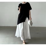 ブラック | イレギュラークルーネックTシャツ | Ulysses