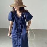 フリルVネックパフスリーブワンピース | Ulysses | 詳細画像2 