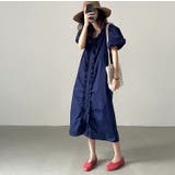 フリルVネックパフスリーブワンピース | Ulysses | 詳細画像3 