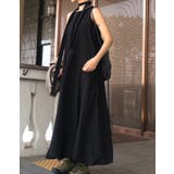 リボンクルーネック袖なしバックジップスワンピース | Ulysses | 詳細画像2 