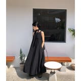 リボンクルーネック袖なしバックジップスワンピース | Ulysses | 詳細画像4 