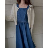 スクエアネックラインバックジップスデニムワンピース | Ulysses | 詳細画像8 